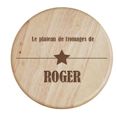 Set à fromage personnalisé pour un Roger