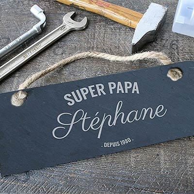 Plaque de porte personnalisée - Vintage Papa