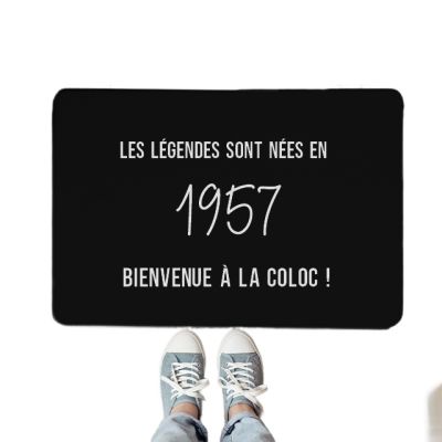 paillasson message homme né en 1957