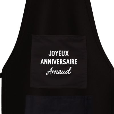 Tablier de cuisine personnalisé pour un Arnaud
