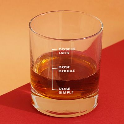Verre à whisky personnalisé - La dose de...