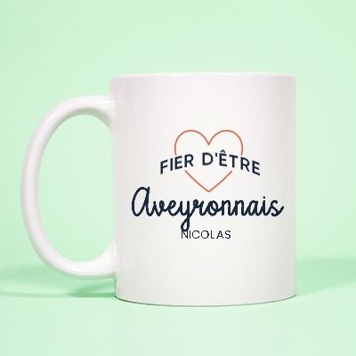 Mug personnalisé - Fier d'être Aveyronnais