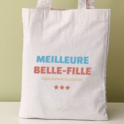Tote bag personnalisable - Meilleure Belle-Fille