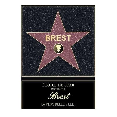Affiche etoile de star personnalisé Brest