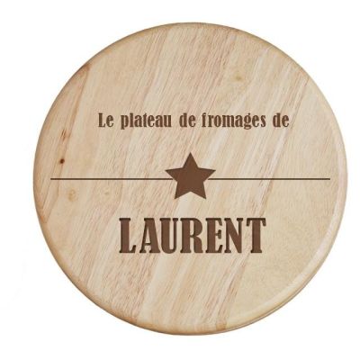 Set à fromage personnalisé pour un Laurent