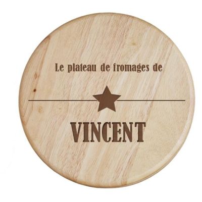Set à fromage personnalisé pour un Vincent