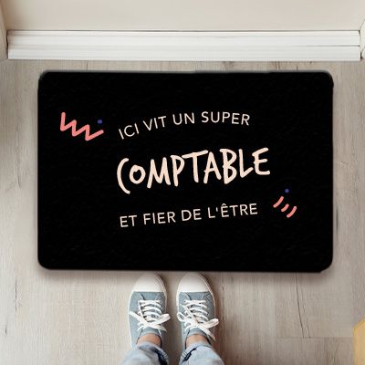 Paillasson personnalisé - Comptable