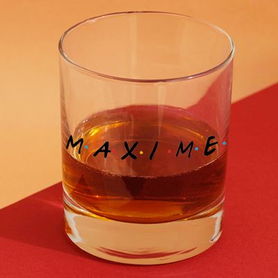 Verre à whisky personnalisé - Bande de potes
