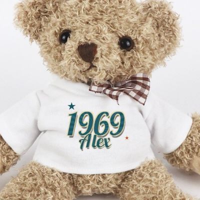 peluche ourson année homme né en 1969