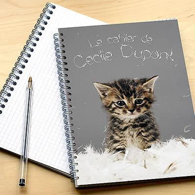 Cahier Bébé Chat