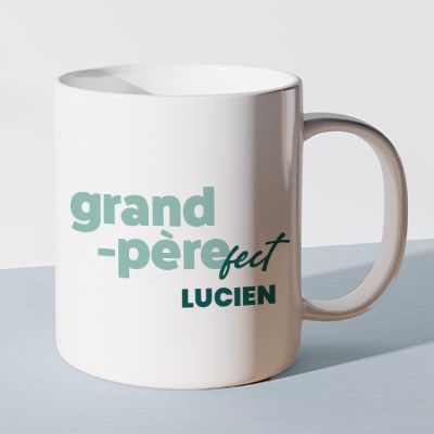 Cadeau beau-père. Mug personnalisé joyeux noël - Joli Mug