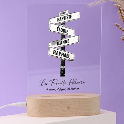 Lampe 3D personnalisée - Destination NYC