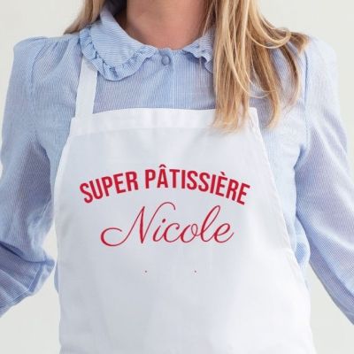 Tablier de cuisine personnalisé pour une Nicole