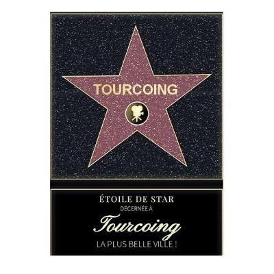 Affiche etoile de star personnalisé Tourcoing