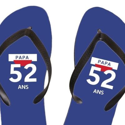 Tongs pastis  papa 52 ans