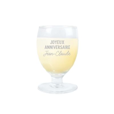 Verre à ricard ballon personnalisé pour un Jean-Claude