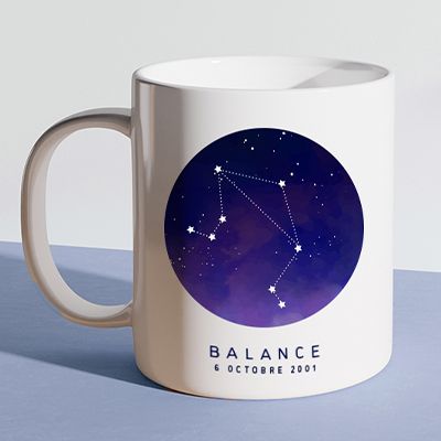Mug personnalisé Constellation - Balance