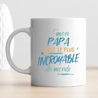Mug personnalisé : Papa le plus...
