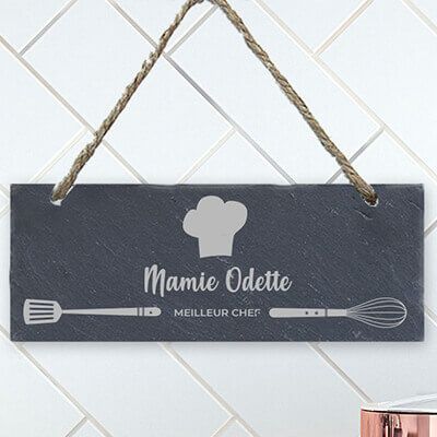 Plaque de porte personnalisée - Cuisine de Mamie