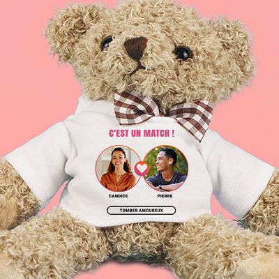 Peluche personnalisée - It's a match