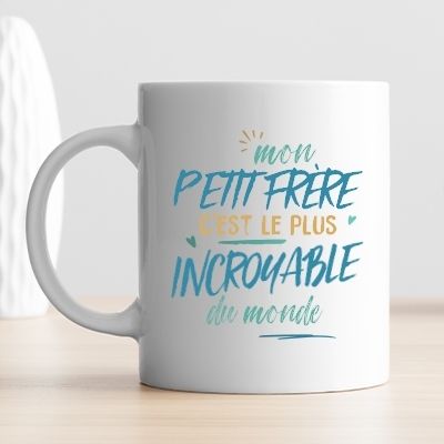 Mug personnalisé : Petit frère le plus...