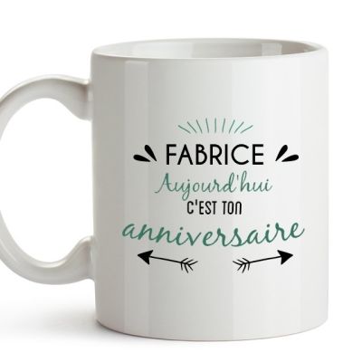 Mug personnalisé pour un Fabrice