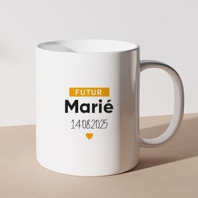 Mug personnalisé - Futur marié