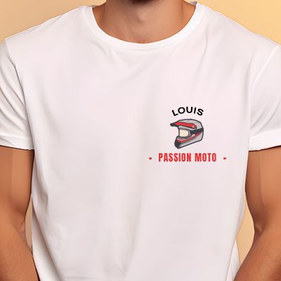 T-shirt homme personnalisé - Passion Moto