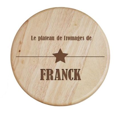 Set à fromage personnalisé pour un Franck