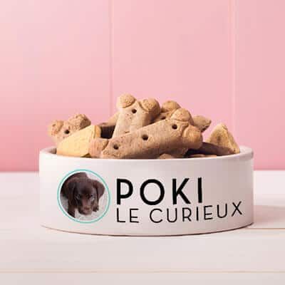 Gamelle pour animaux Personnalisable - Photo et Prénom