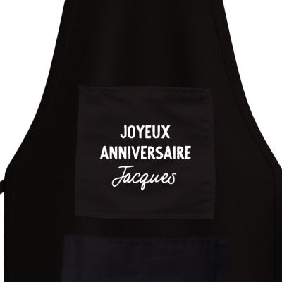 Tablier de cuisine personnalisé pour un Jacques