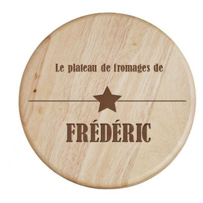 Set à fromage personnalisé pour un Frédéric