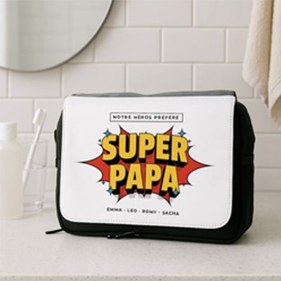 Trousse de toilette personnalisée - Héros de BD
