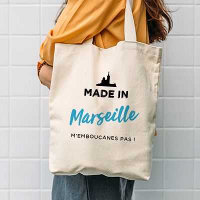 Tote bag personnalisable - Made In Marseille