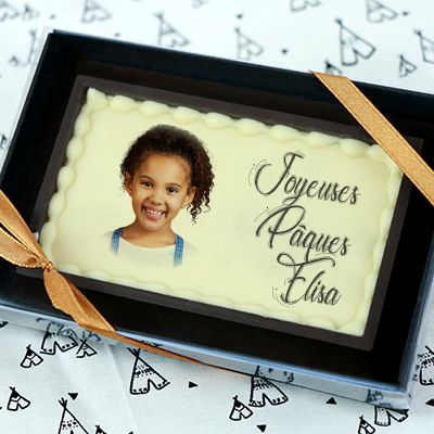 Tableau photo Personnalisable en chocolat