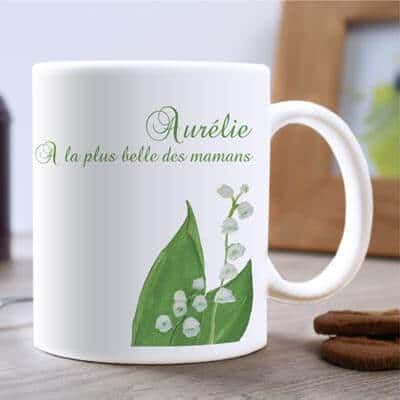 Mug personnalisé - Muguet