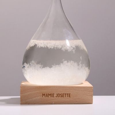 Baromètre Tempête Storm Glass - Prénom