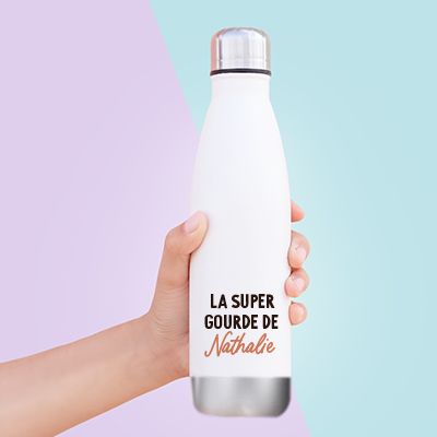 Gourde personnalisée - Message