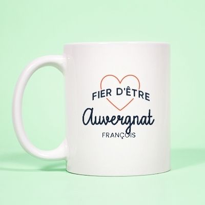 Mug personnalisé - Fier d'être Auvergnat