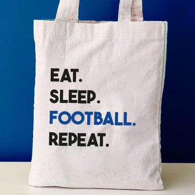 Tote bag personnalisé - Message Football