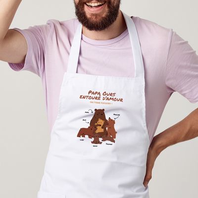 Tablier personnalisé - Câlins d'Ours