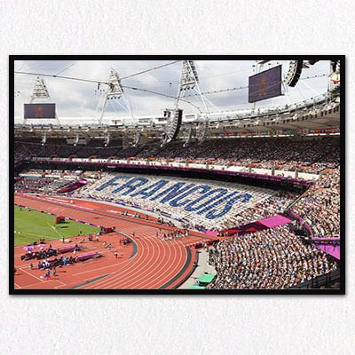Affiche personnalisée sport - Stade