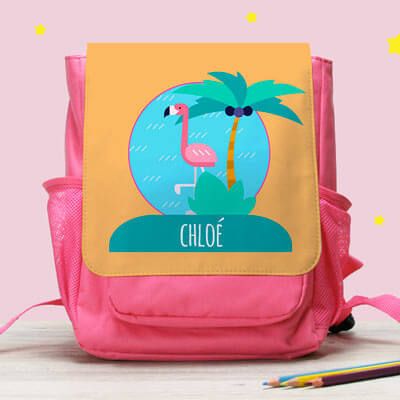 Sac à dos Flamant rose