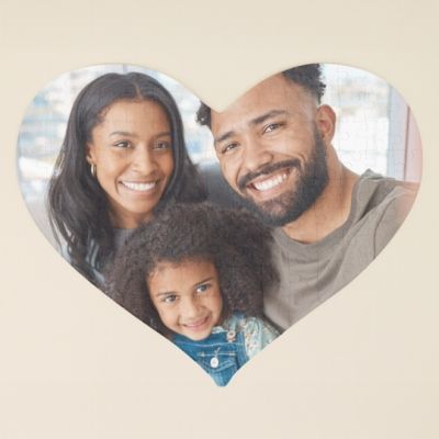 Puzzle coeur personnalisé - Photo