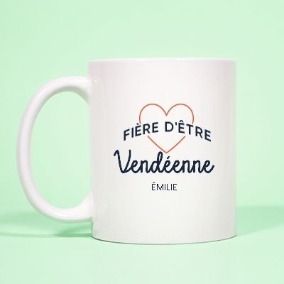 Mug personnalisé - Fière d'être Vendéenne