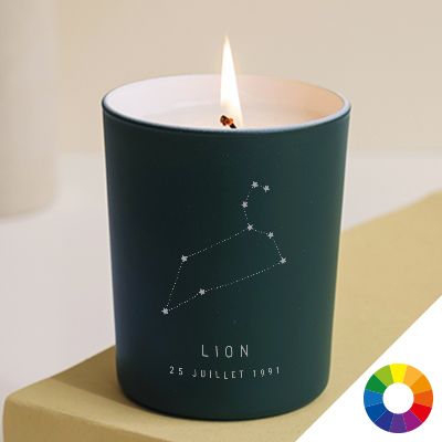 Bougie personnalisée Constellation - Lion