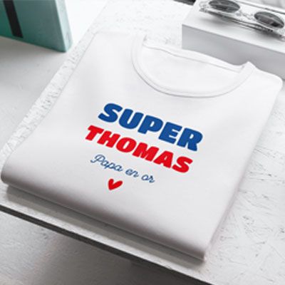 Tee shirt personnalisé homme - Super