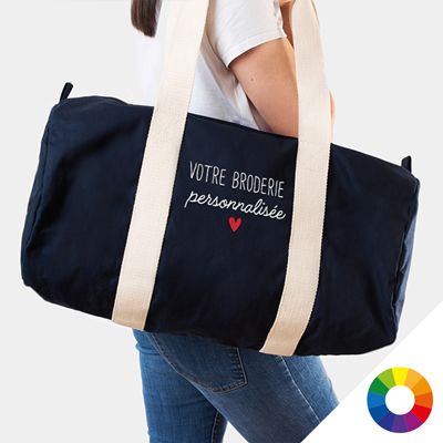 Sac de voyage brodé