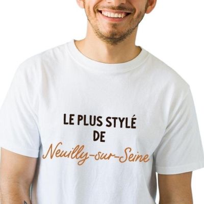 T-shirt homme personnalisé Neuilly-sur-Seine