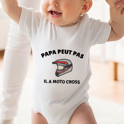 Body bébé personnalisable - Moto